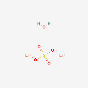 Chemical structure of Lithium sulfate monohydrate