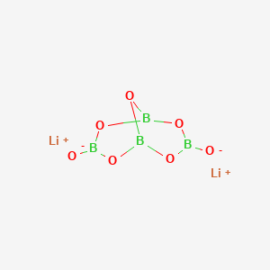 Chemical structure of Lithium tetraborate