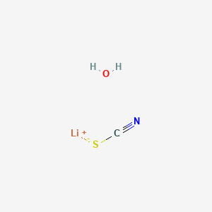 Chemical structure of Lithium thiocyanate hydrate,98·00%