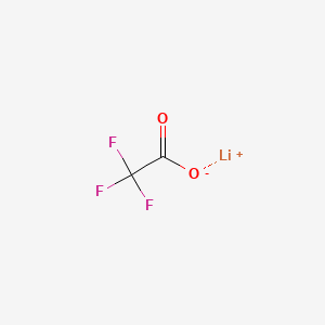 Chemical structure of Lithium trifluoroacetate