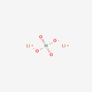 Chemical structure of Lithium tungsten oxide, 99% min