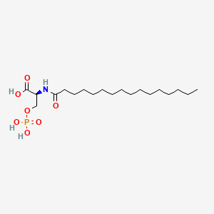 Chemical structure of L-NASPA
