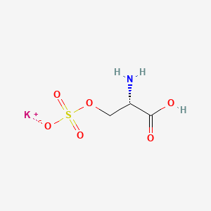 Chemical structure of L-Serine O-sulfate potassium salt