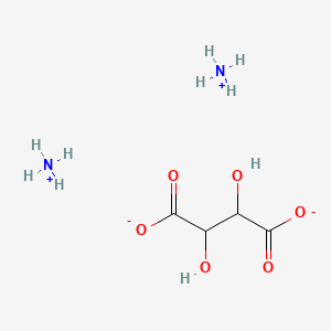 Chemical structure of Ammonium L-(+)-Tartrate