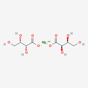 Chemical structure of L-Threonic acid magnesium salt
