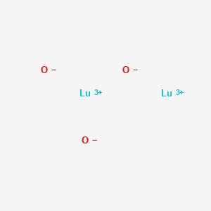 Chemical structure of Lutetium (III) oxide