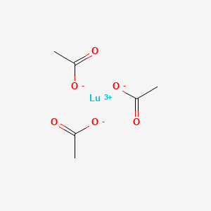 Chemical structure of Lutetium(III) acetate