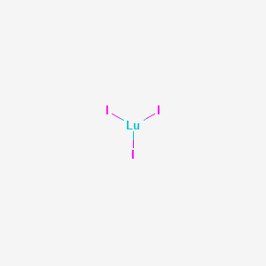 Chemical structure of Lutetium iodide (LuI3)