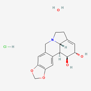 Chemical structure of Lycorine Hydrochloride Monohydrate