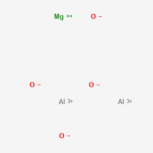 Chemical structure of Magnesium aluminum oxide