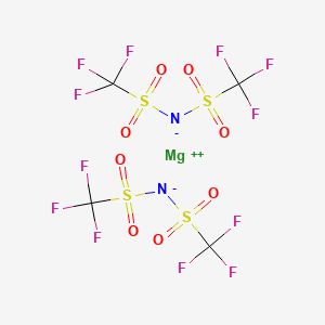 Chemical structure of Magnesium bis(trifluoromethylsulfonyl)imide