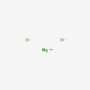 Chemical structure of Magnesium bromide