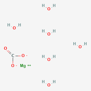 Chemical structure of Magnesium carbonate hydroxide pentahydrate,98·00%