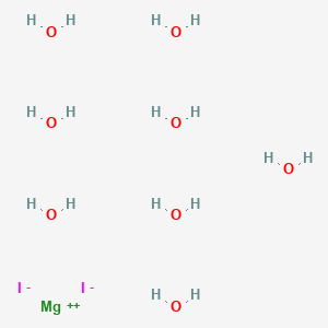 Chemical structure of Magnesium iodide octahydrate