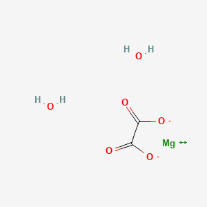 Chemical structure of Magnesium oxalate dihydrate