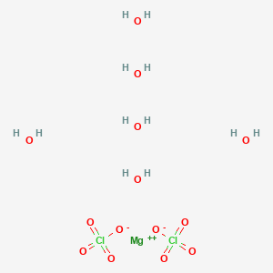 Chemical structure of Magnesium perchlorate hexahydrate