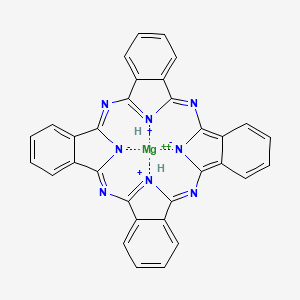 Chemical structure of Magnesium phthalocyanine