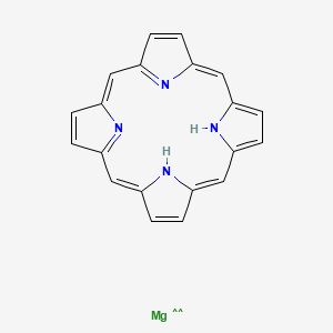 Chemical structure of Magnesium Porphyrin