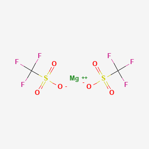 Chemical structure of Magnesium trifluoromethanesulfonate