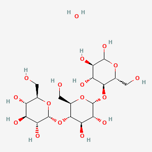 Chemical structure of Maltotriose hydrate