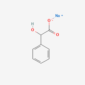 Chemical structure of Sodium mandelate