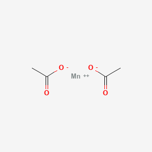 Chemical structure of Manganese acetate