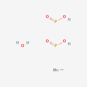 Chemical structure of Manganese(II) hypophosphite monohydrate