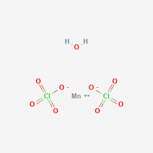 Chemical structure of Manganese(II) perchlorate hydrate,99·00%