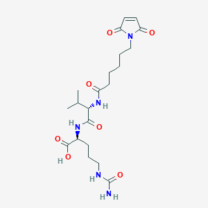 Chemical structure of Mc-Val-Cit-OH