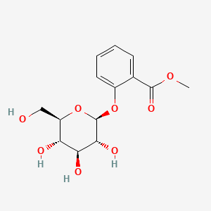 Chemical structure of MeSA 2-O-b-D-glucoside