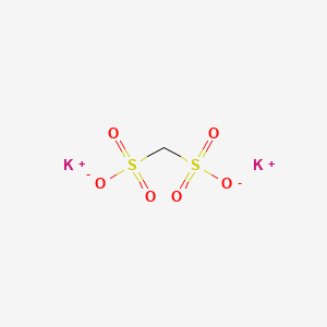 Chemical structure of Dipotassium methionate