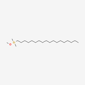 Chemical structure of Methoxy(dimethyl)octadecylsilane