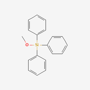 Chemical structure of Methoxytriphenylsilane