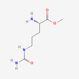 Chemical structure of Methyl (2S)-2-amino-5-(carbamoylamino)pentanoate