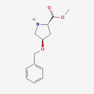 Chemical structure of Trans Methyl O-benzyl-L-4-hydroxyproline