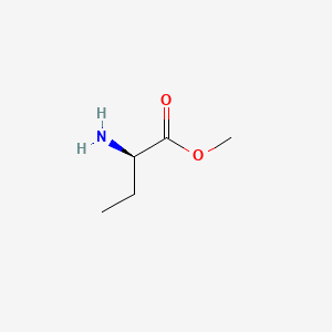 Chemical structure of Methyl (R)-2-aminobutanoate