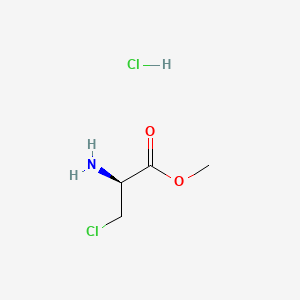 Chemical structure of 3-Chloro-D-alanine methyl ester hydrochloride
