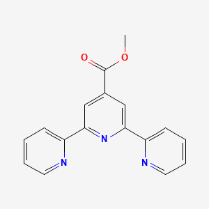 Chemical structure of Methyl [2,2':6',2''-terpyridine]-4'-carboxylate