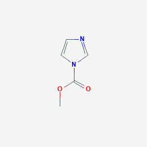 Chemical structure of Methyl 1H-imidazole-1-carboxylate