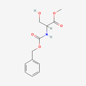 Chemical structure of Methyl N-((benzyloxy)carbonyl)serinate