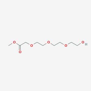 Chemical structure of Methyl 2-(2-(2-(2-hydroxyethoxy)ethoxy)ethoxy)acetate