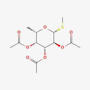 Chemical structure of Methyl 2,3,4-Tri-O-acetyl-1-thio-β-L-fucopyranoside