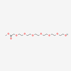 Chemical structure of Methyl 20-hydroxy-3,6,9,12,15,18-hexaoxaicosanoate