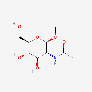 Chemical structure of Alpha-Methyl-N-Acetyl-D-Glucosamine