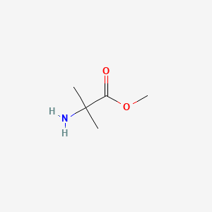 Chemical structure of Methyl 2-amino-2-methylpropanoate