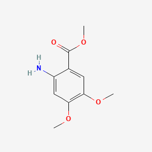 Chemical structure of Methyl 4,5-dimethoxyanthranilate