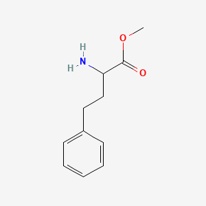 Chemical structure of Methyl 2-amino-4-phenylbutanoate