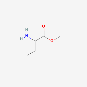 Chemical structure of Methyl 2-aminobutanoate