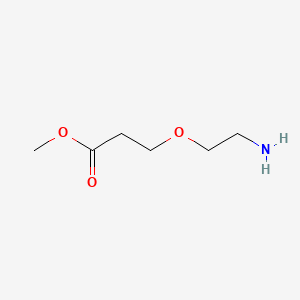Chemical structure of Methyl 3-(2-aminoethoxy)propanoate
