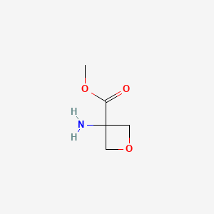 Chemical structure of Methyl 3-aminooxetane-3-carboxylate